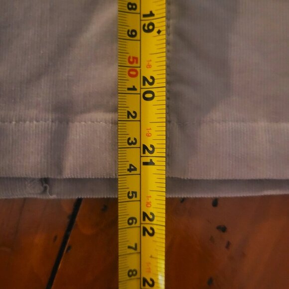 ORVIS Beige Soft Fine Wale Corduroy Skirt - 2" Waistband w/Back Slit - Size 6 - Picture 7 of 9